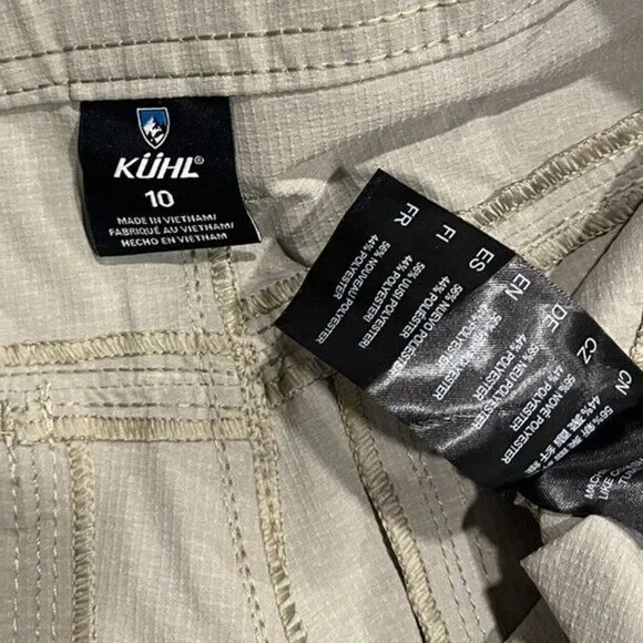 BRAND NEW Kuhl Women's 10 Gray Outdoor Cargo Hiking Shorts - Picture 2 of 4